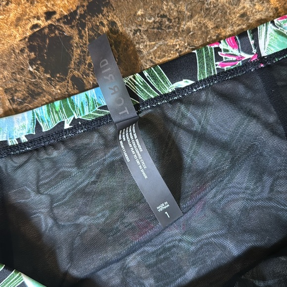 TORRID PLUS SIZE BIKINI SWIM BOTTOM RUCHED TROPICAL SIZE TORRID 1 - Picture 9 of 10